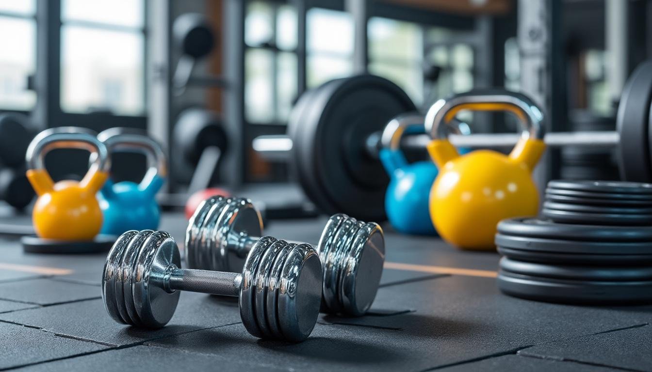 Elegir el equipo adecuado para un entrenamiento de fuerza óptimo: mancuernas, pesas rusas o barras