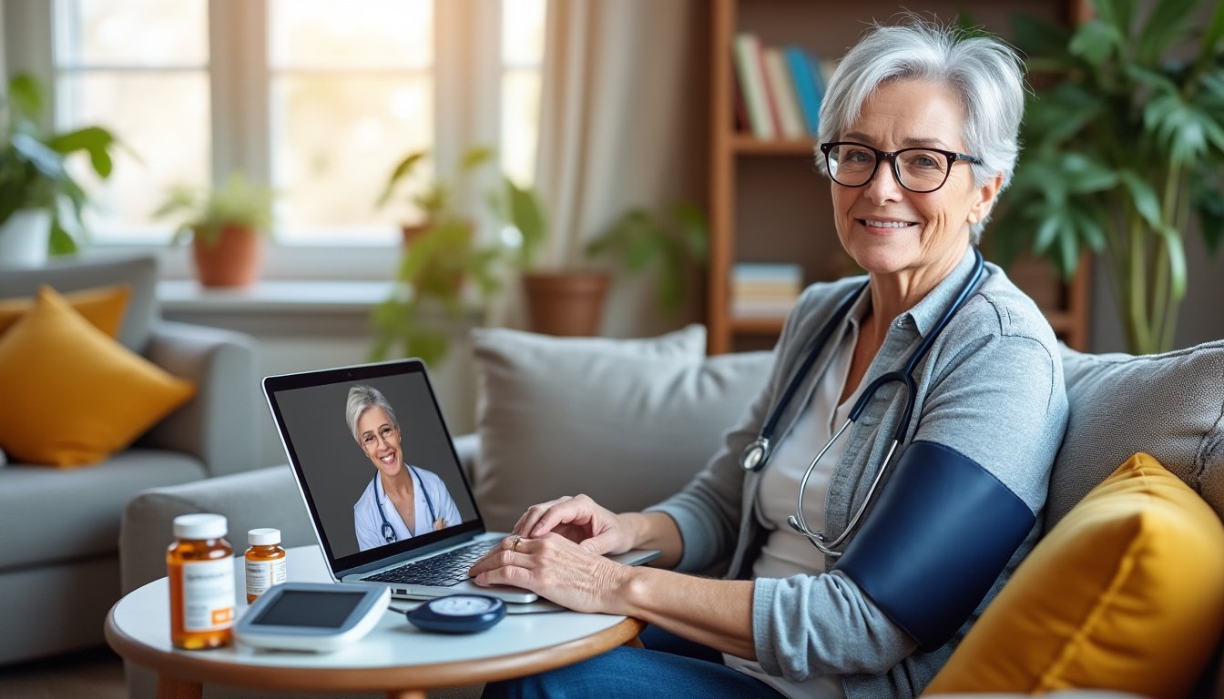 El auge de la telesalud para personas de la tercera edad