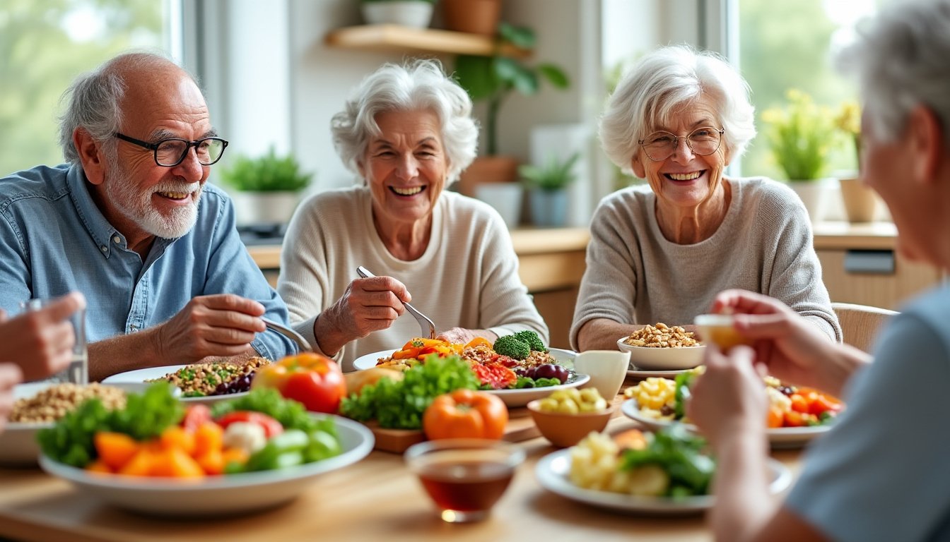 Estrategias de nutrición efectivas para un envejecimiento saludable