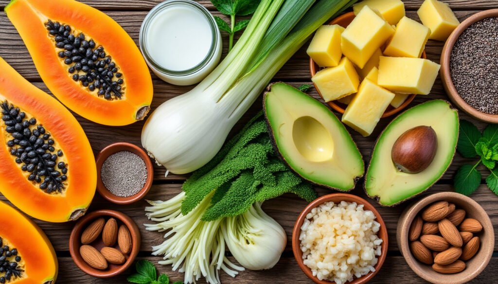 descubre 10 alimentos sorprendentes que mejoran la digestión de forma más efectiva que el jengibre y ayuda a tu salud intestinal con opciones naturales y deliciosas.