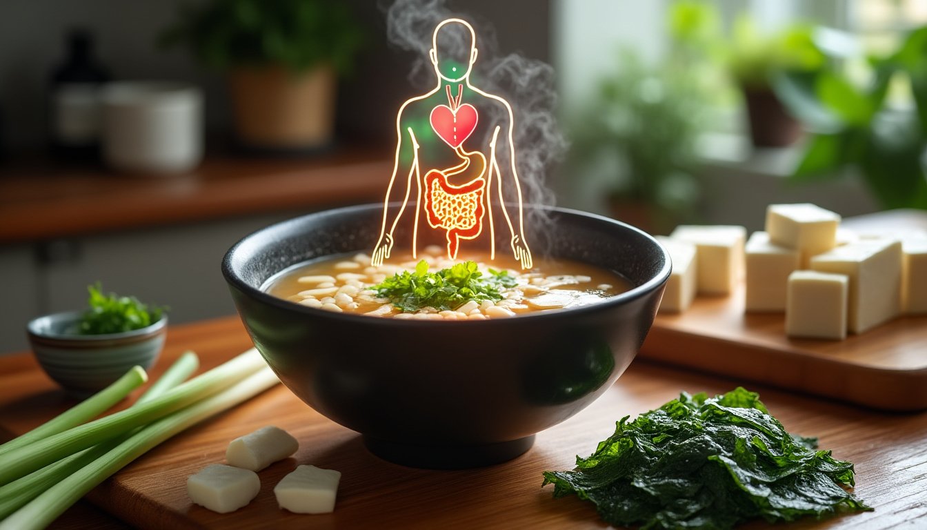 Los sorprendentes beneficios de la sopa de miso para la salud intestinal, cardíaca e inmunológica